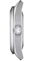 Tissot Gentleman Powermatic 80 Silicium Ice Blue Silver Steel Strap Watch For Men - T127.407.11.351.00