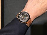  Shop Authentic Breitling Superocean Heritage '57 Black Dial Brown Leather Strap Watch for Men - U10370121B1X1 - Luxxuri