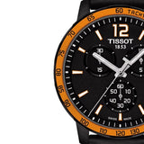  Shop Authentic Tissot T Sport Quickster Chronograph Black Dial Black Rubber Strap Watch For Men - T095.417.36.057.01 - Luxxuri