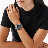  Shop Authentic Michael Kors Everest Chronograph Black Dial Grey Steel Strap Watch For Women - MK6974 - Luxxuri