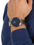  Shop Authentic Fossil Neutra Chronograph Blue Dial Two Tone Steel Strap Watch for Men - FS5706 - Luxxuri