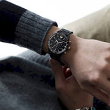  Shop Authentic Emporio Armani Mario Ceramic Chronograph Black Dial Black Steel Strap Watch For Men - AR70002 - Luxxuri