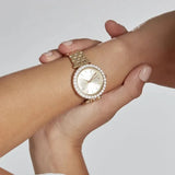  Shop Authentic Michael Kors Darci Analog Gold Dial Gold Steel Strap Watch For Women - MK4513 - Luxxuri