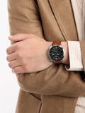  Shop Authentic Fossil Neutra Chronograph Grey Dial Brown Leather Strap Watch for Men - FS5512 - Luxxuri