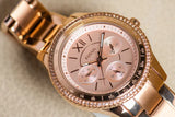  Shop Authentic Fossil Stella Sport Multifunction Rose Gold Dial Rose Gold Steel Strap Watch for Women - ES5106 - Luxxuri
