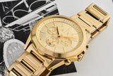  Shop Authentic Armani Exchange Drexler Chronograph Gold Dial Gold Steel Strap Watch For Men - AX2602 - Luxxuri