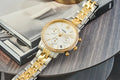  Shop Authentic Fossil Neutra Chronograph Mother of Pearl White Dial Two Tone Steel Strap Watch for Women - ES5216 - Luxxuri