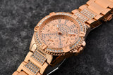  Shop Authentic Guess Frontier Diamonds Rose Gold Dial Rose Gold Steel Strap Watch For Women - W1156L3 - Luxxuri