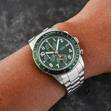  Shop Authentic Fossil Sport Tourer Chronograph Green Dial Silver Steel Strap Watch for Men - FS6048 - Luxxuri