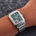  Shop Authentic Emporio Armani Meccanico Automatic Green Dial Silver Steel Strap Watch For Men - AR60067 - Luxxuri
