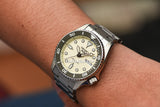  Shop Authentic Seiko 5 Sports SKX Automatic Cream Dial Silver Steel Strap Watch For Men - SRPK31K1 - Luxxuri