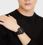  Shop Authentic Hugo Boss Chronograph Black Dial Black Steel Strap Watch for Men - 1513180 - Luxxuri