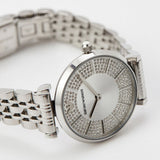  Shop Authentic Emporio Armani Gianni T-Bar Quartz Silver Dial Silver Steel Strap Watch For Women - AR11445 - Luxxuri