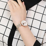  Shop Authentic Emporio Armani Meccanico Automatic Mother of Pearl Dial Two Tone Steel Strap Watch For Women - AR60049 - Luxxuri