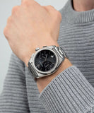  Shop Authentic Emporio Armani Federico Chronograph Black Dial Silver Steel Strap Watch For Men - AR11560 - Luxxuri