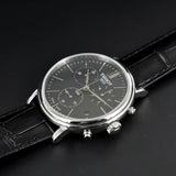  Shop Authentic Tissot Carson Premium Chronograph Black Dial Black Leather Strap Watch For Men - T122.417.16.051.00 - Luxxuri
