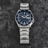  Shop Authentic Seiko 5 Sports Automatic Blue Dial Silver Steel Strap Watch for Men - SRPK97K1 - Luxxuri