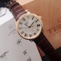  Shop Authentic Tissot T Classic Carson Premium White Dial Brown Leather Strap Watch for Women - T122.207.36.033.00 - Luxxuri