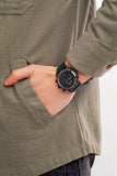 Shop Authentic Emporio Armani Aviator Chronograph Black Dial Black Mesh Bracelet Watch For Men - AR11264 - Luxxuri