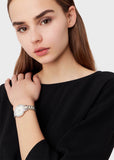  Shop Authentic Emporio Armani Cleo Crystals Mother Of Pearl Dial Silver Steel Strap Watch For Women - AR11484 - Luxxuri