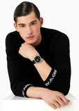  Shop Authentic Emporio Armani Paolo Chronograph Black Dial Black Leather Strap Watch For Men - AR11530 - Luxxuri
