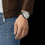  Shop Authentic Tissot T Race Chronograph White Dial Black Rubber Strap Watch For Men - T141.417.17.011.00 - Luxxuri