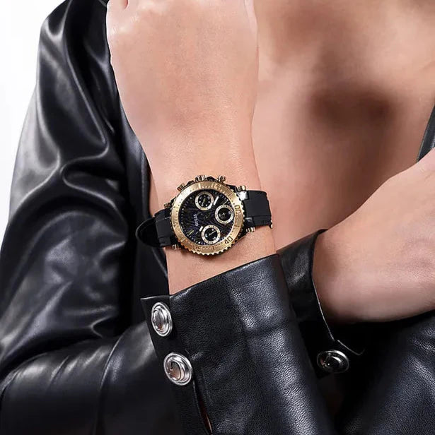  Shop Authentic Guess Cosmic Multifunction Black Dial Black Silicone Strap Watch For Women - GW0466L1 - Luxxuri