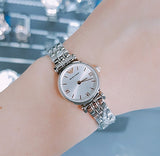  Shop Authentic Emporio Armani Gianni T Bar Quartz Silver Dial Silver Steel Strap Watch For Women - AR1935 - Luxxuri