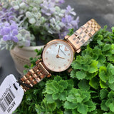 Shop Authentic Emporio Armani Gianni T-Bar Mother of Pearl Dial Rose Gold Steel Strap Watch For Women - AR11203 - Luxxuri