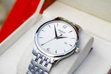  Shop Authentic Tissot T Classic Tradition White Dial Silver Steel Strap Watch For Men - T063.610.11.037.00 - Luxxuri