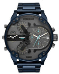  Shop Authentic Diesel Daddy 2.0 Chronograph Quartz Grey Dial Blue Steel Strap Watch For Men - DZ7414 - Luxxuri