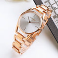  Shop Authentic Calvin Klein Dainty White Dial Rose Gold Steel Strap Watch for Women - K7L23646 - Luxxuri