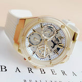  Shop Authentic Guess Athena White Dial White Rubber Strap Watch for Women - GW0409L2 - Luxxuri