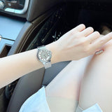  Shop Authentic Guess Madison Diamonds Silver Dial Silver Steel Strap Watch for Women - W0637L1 - Luxxuri