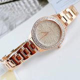  Shop Authentic Michael Kors Liliane Three Hand Rose Gold Dial Rose Gold Steel Strap Watch For Women - MK4651 - Luxxuri