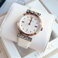  Shop Authentic Versace Greca White Dial White Leather Strap Watch for Women - VELW00120 - Luxxuri