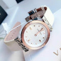  Shop Authentic Versace Greca White Dial White Leather Strap Watch for Women - VELW00120 - Luxxuri