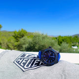  Shop Authentic Tag Heuer Aquaracer Calibre 5 Automatic Titanium Blue Dial Blue Nylon Strap Watch for Gents - WAY208B.FC6382 - Luxxuri