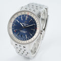  Shop Authentic Breitling Navitimer Automatic 41mm Blue Dial Silver Steel Strap Watch for Men - A17326161C1A1 - Luxxuri
