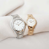  Shop Authentic Daniel Wellington Iconic Link White Dial Rose Gold Steel Strap Watch for Women - DW00100213 - Luxxuri