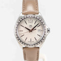  Shop Authentic Tag Heuer Formula 1 Quartz Mother of Pearl Dial Brown Leather Strap Watch for Women - WBJ131A.FC8255 - Luxxuri