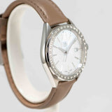  Shop Authentic Tag Heuer Formula 1 Quartz Mother of Pearl Dial Brown Leather Strap Watch for Women - WBJ131A.FC8255 - Luxxuri