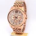  Shop Authentic Michael Kors Lexington Rose Gold Dial Rose Gold Stainless Steel Strap Watch for Men - MK8580 - Luxxuri