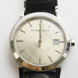  Shop Authentic Burberry The City Gold Dial Brown Leather Strap Watch for Men - BU9011 - Luxxuri