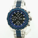  Shop Authentic Guess Octane Chronograph Blue Dial Two Tone Steel Strap Watch for Men - W1046G2 - Luxxuri