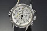  Shop Authentic IWC Aquatimer Chronograph White Dial Black Rubber Strap Watch for Men - IW376801 - Luxxuri