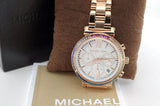  Shop Authentic Michael Kors Sofie White Dial Rose Gold Steel Strap Watch For Women - MK6577 - Luxxuri