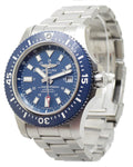  Shop Authentic Breitling Superocean 44mm Special Blue Dial Silver Steel Strap Watch for Men - Y17393161C1A1 - Luxxuri