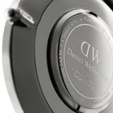  Shop Authentic Daniel Wellington Classic Sheffield White Dial Black Leather Strap Watch For Women - DW00100053 - Luxxuri
