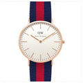  Shop Authentic Daniel Wellington Classic Oxford White Dial Two Tone NATO Strap Watch For Men - DW00100001 - Luxxuri